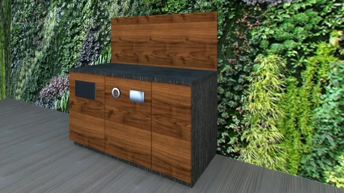 Galds kafijas automātam Wood