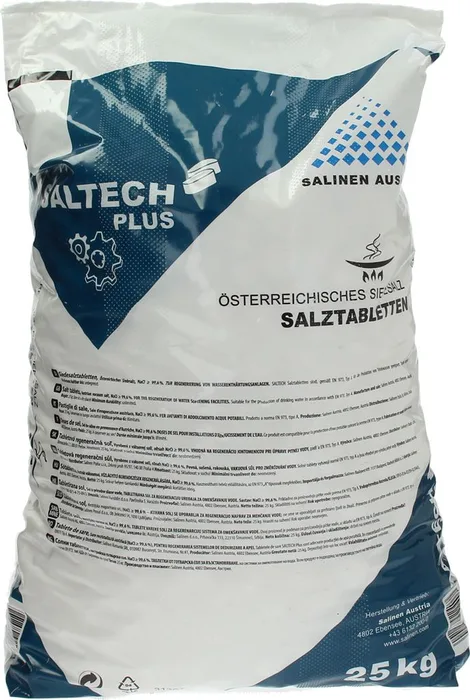 Sāls tabletes ūdens mīkstinātājam 25 kg